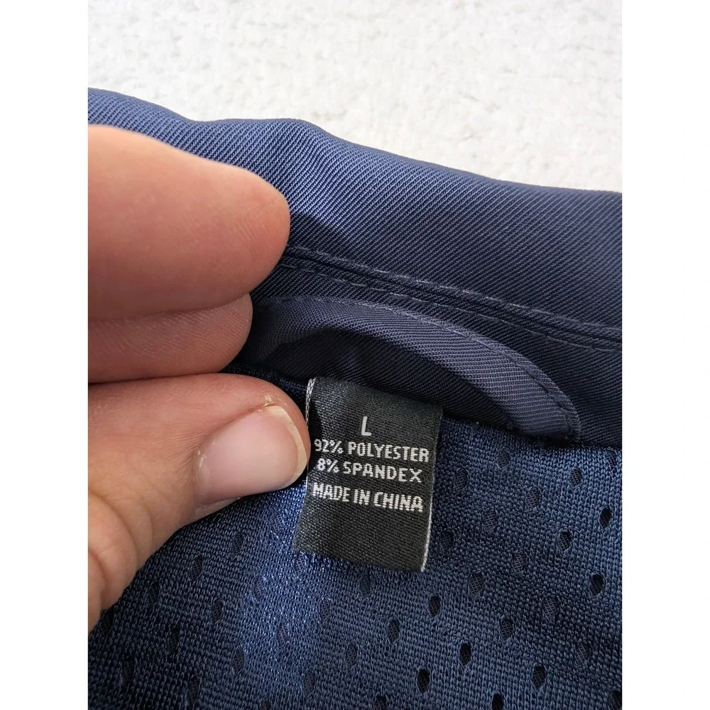 NEW Jos A Bank Commuter Mens L Blue Traveler Stretch Packable Performance Blazer